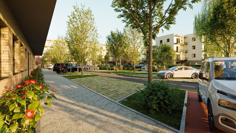 Byt 1+kk, 42,5 m2, 2. NP, budova B