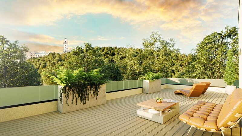 Byt 1+kk, 38 m2, 3. NP, budova B